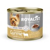 Royalist Gourmet для взрослых собак мелких пород с ягненком 200 г